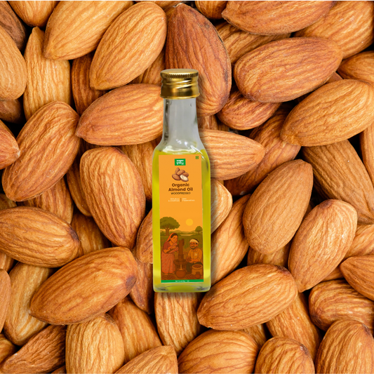 Almond Oil – Wooden Pressed, Pure & Naturally Nourishing