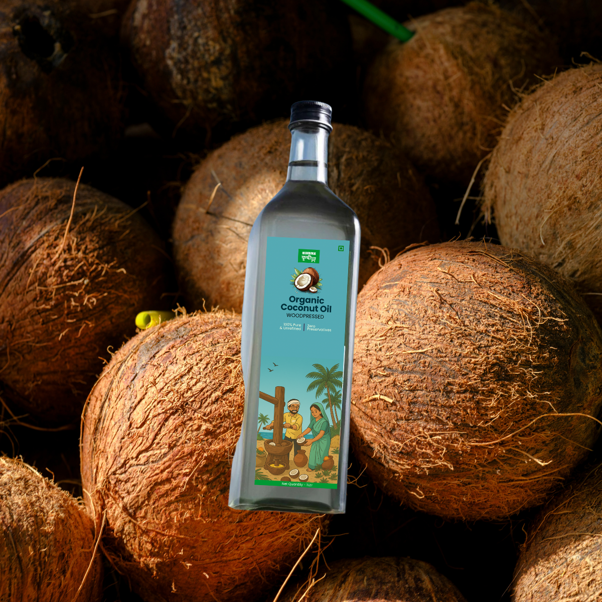 Coconut Oil –  Wood-Pressed, Unrefined & Traditionally Pure