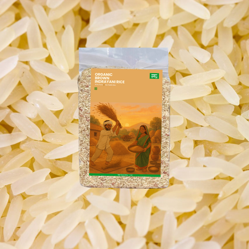 Indrayani Brown Rice – Whole Grain, Nutrient-Rich & Naturally Aromatic
