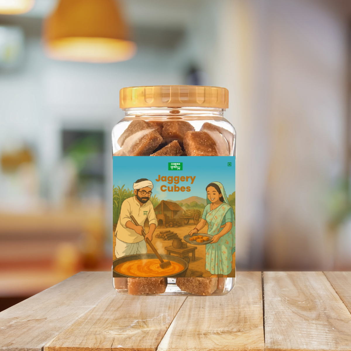 Jaggery Cubes – Handcrafted Sweetness in 6 Natural Flavours