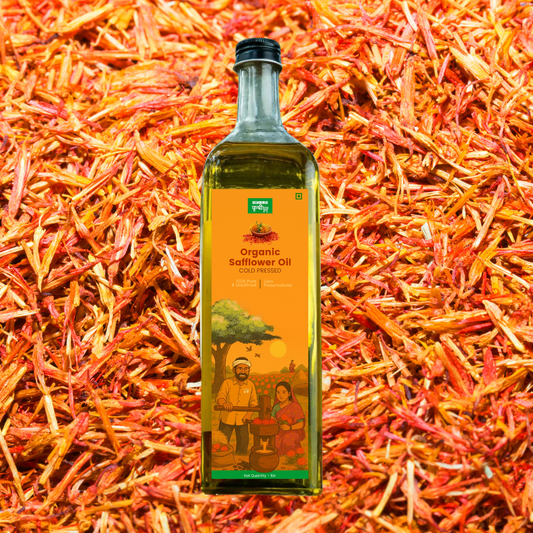 Safflower Oil (Kardai Tel) | Cold-Pressed