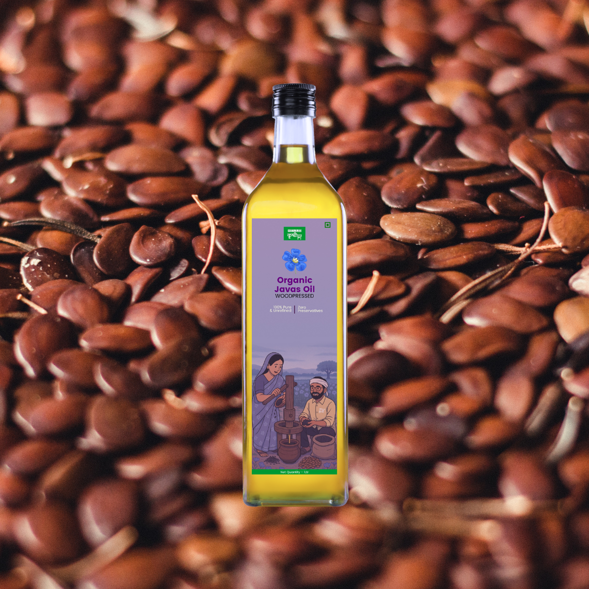 flaxseed oil (Javas Oil) – Pure, Wooden Pressed & Versatile for Cooking and Wellness