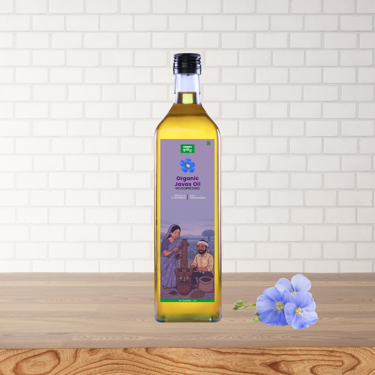 flaxseed oil (Javas Oil) – Pure, Wooden Pressed & Versatile for Cooking and Wellness
